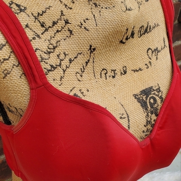 Cacique Red underwire Plus Size bra 38DDD - Picture 2 of 5